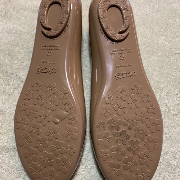 Oka B Jelly Flats 10 Nude Tan - Picture 2 of 5